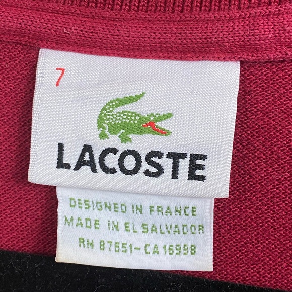 Vintage Long Sleeve Lacoste Polo - Picture 4 of 6
